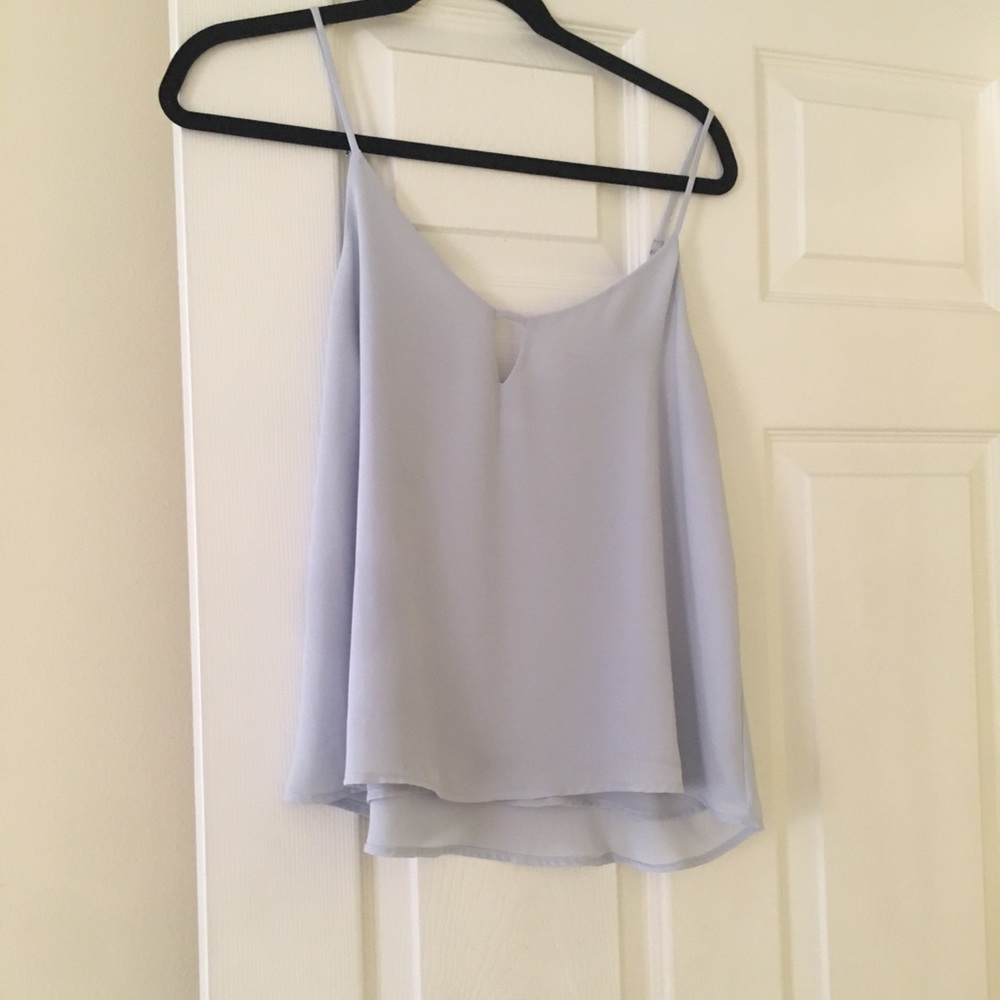 Lush light blue tank top